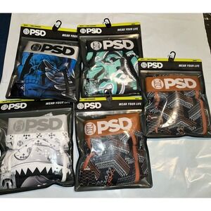 PSD MENS BOXER BRIEF NEW SMALL BUNDLE OF 5